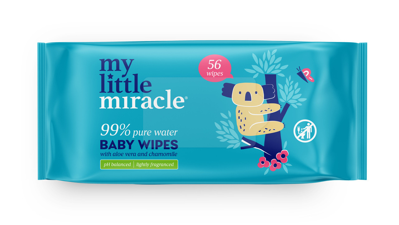 Click to view product details and reviews for My Little Miracle Baby Wipes 56s.