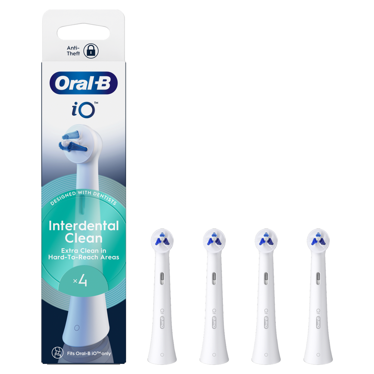 Click to view product details and reviews for Oral B Io Interdental Clean Brush Heads 4 Pack.