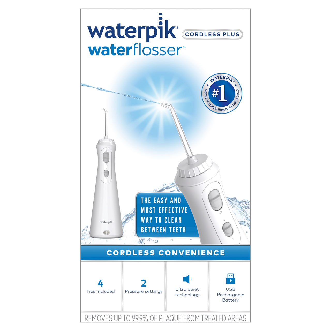 Click to view product details and reviews for Waterpik Water Flosser Cordless Plus White.