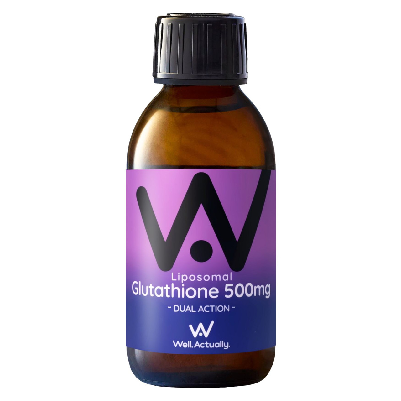 Click to view product details and reviews for Well Actually Liposomal Glutathione 500mg Blueberry Flavour 150ml.