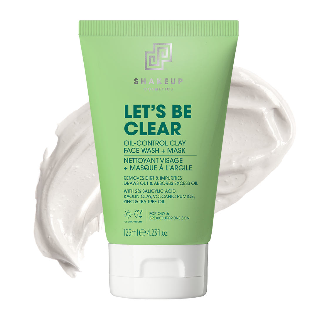 Shakeup Let’s Be Clear Oil-Control Clay Face Wash + Mask 125ml