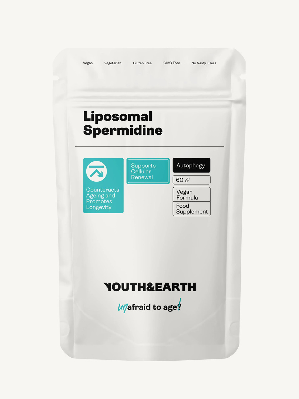 Click to view product details and reviews for Youth Earth Liposomal Spermidine 60 Capsules. Click to view product details and reviews for Youth Earth Liposomal Spermidine 60 Capsules.