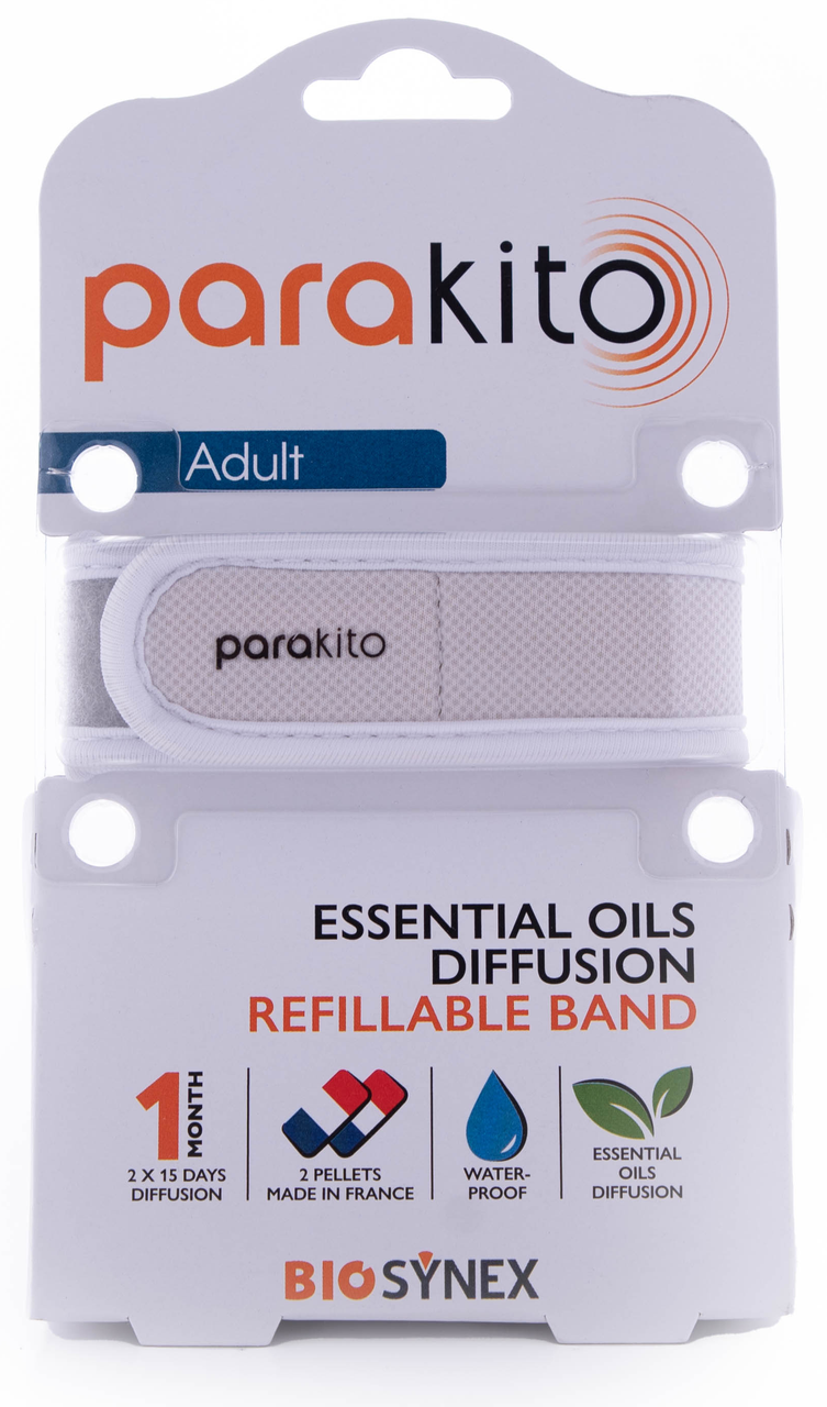 Click to view product details and reviews for Parakito Adult Anti Mosquito White Wristband. Click to view product details and reviews for Parakito Adult Anti Mosquito White Wristband.