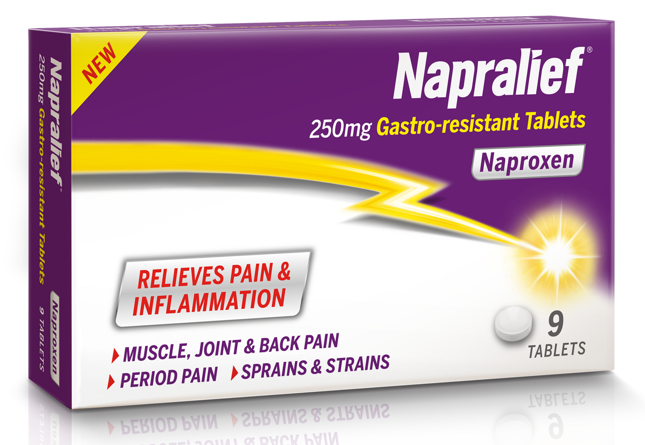 Click to view product details and reviews for Napralief Pain Relief Naproxen 250mg 9 Tablets.