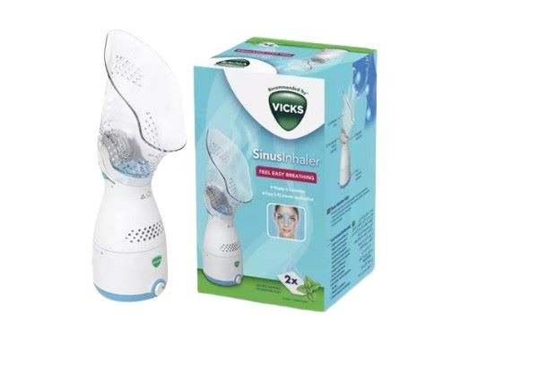 Click to view product details and reviews for Vicks Warm Steam Sinus Inhaler.