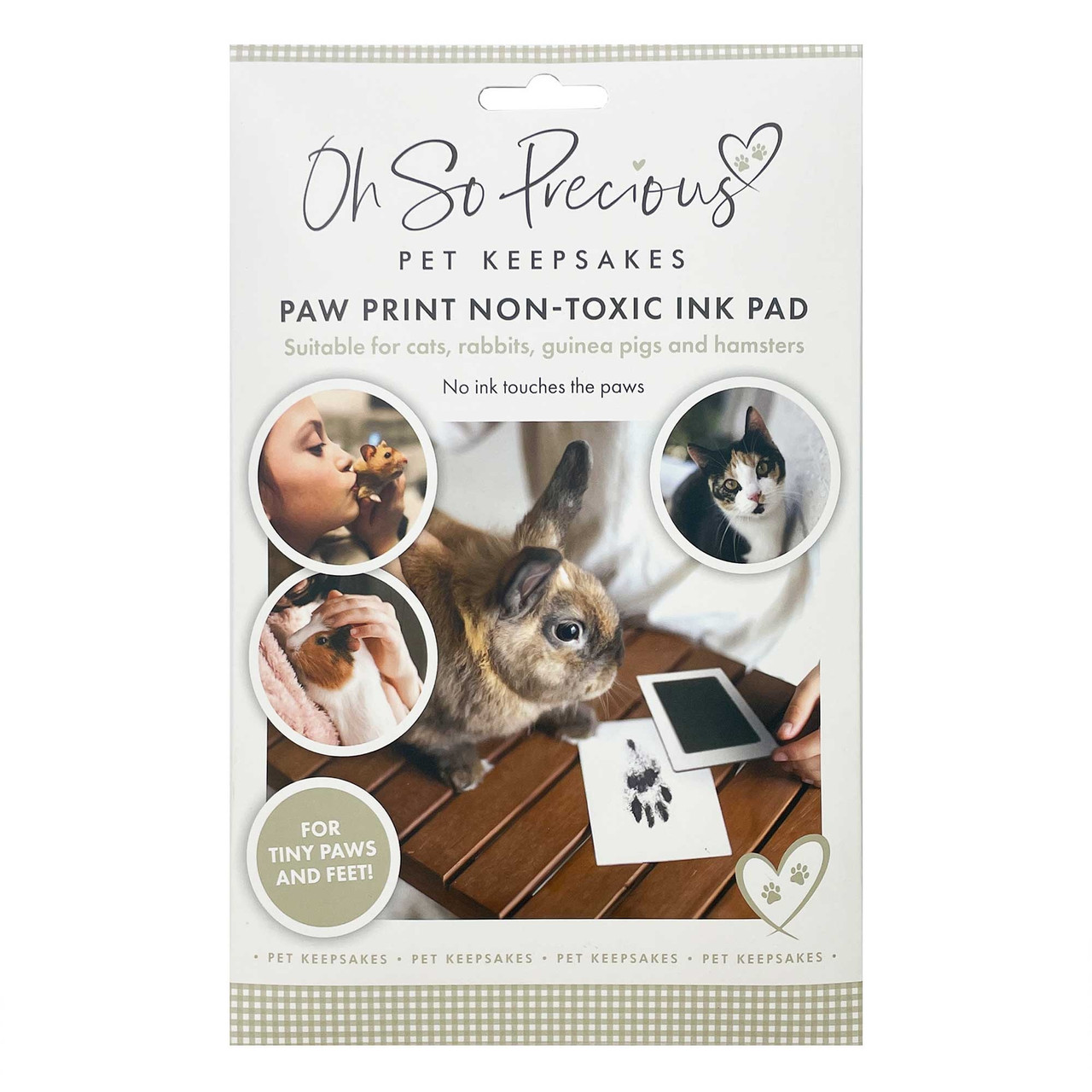 Oh So Precious Paw Print Non-Toxic Ink Pad - For tiny paws