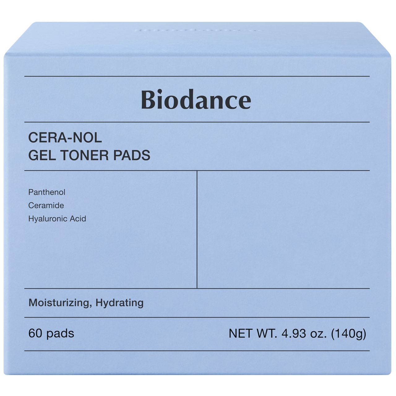 Click to view product details and reviews for Biodance Cera Nol Gel Toner Pads 60 Pads.