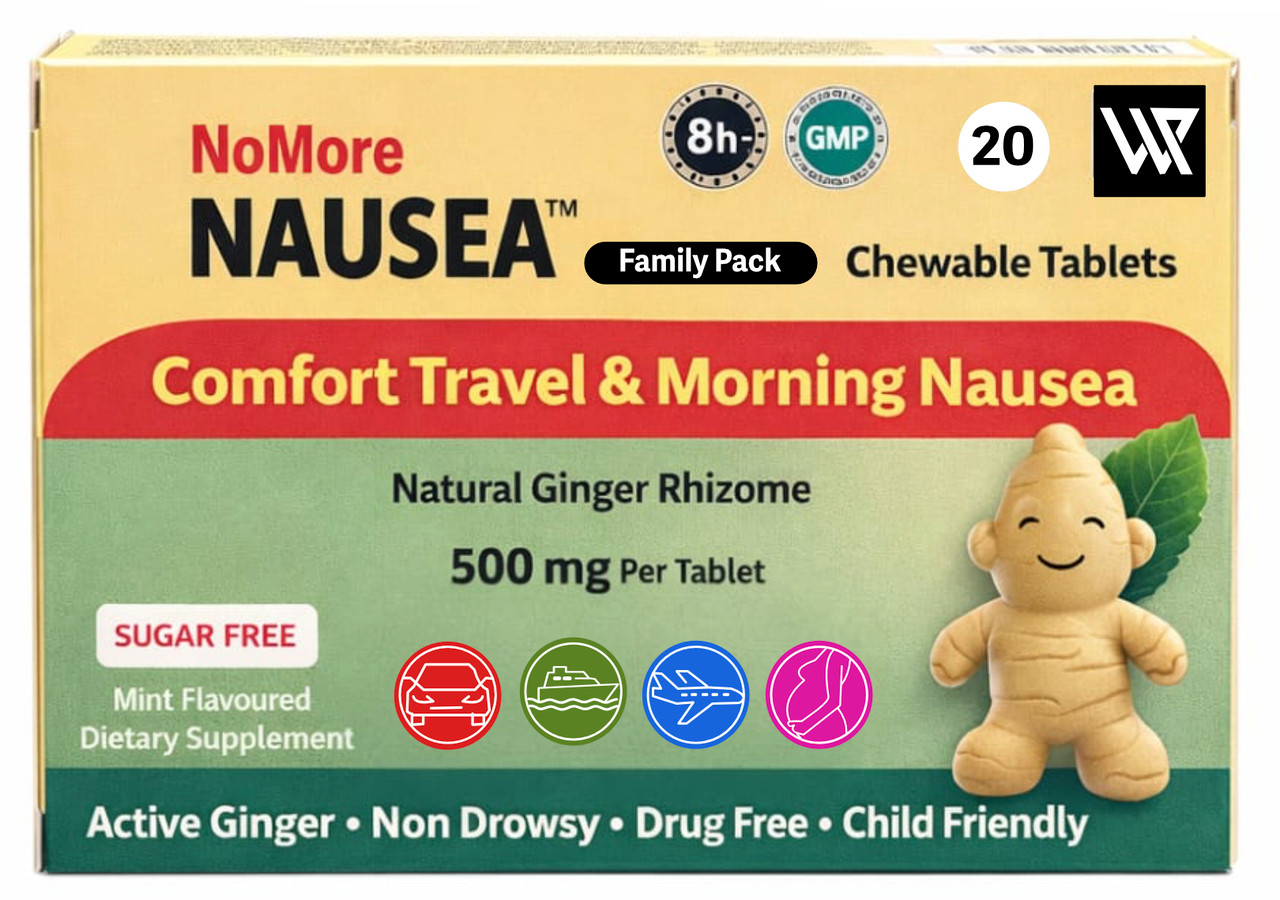 Click to view product details and reviews for Nomore Nausea Natural Travel Motion And Morning Sickness Chewable 20 Tablets.