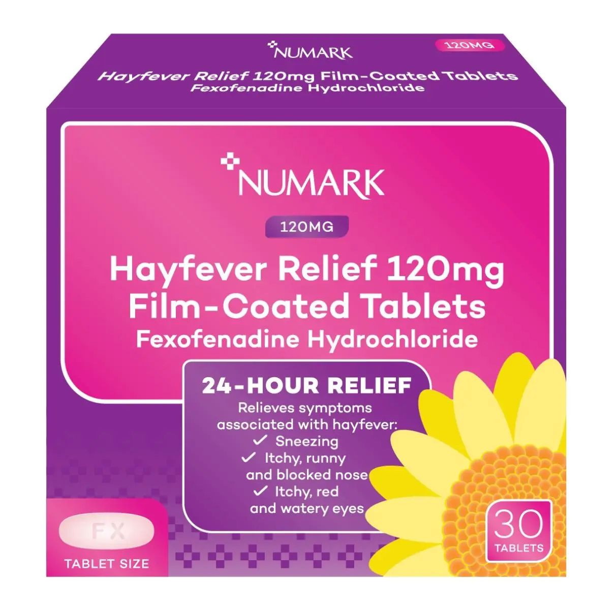 Click to view product details and reviews for Numark Fexofenadine 120mg 30 Tablets.