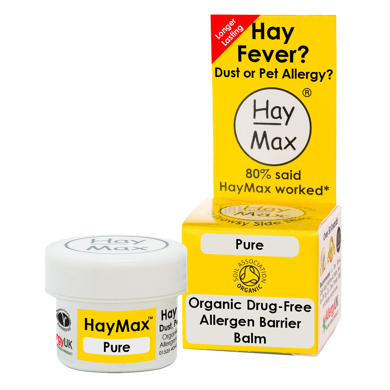 Click to view product details and reviews for Haymax Pure Organic Drug Free Allergen Balm 5ml.