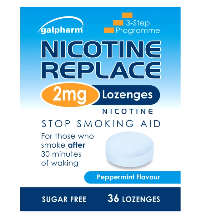 Click to view product details and reviews for Galpharm Nicotine Replace 2mg 36 Lozenges.