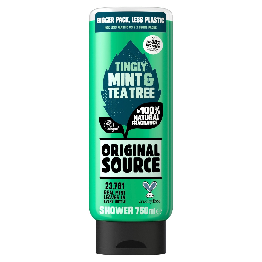 Click to view product details and reviews for Original Source Shower Gel Mint Tea Tree 750ml. Click to view product details and reviews for Original Source Shower Gel Mint Tea Tree 750ml.