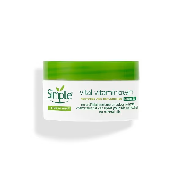 Click to view product details and reviews for Simple Vital Vitamin 50ml Night Cream.