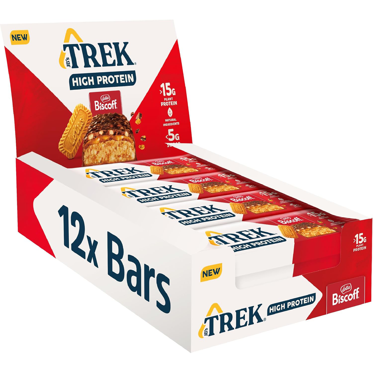 Click to view product details and reviews for Trek High Protein Biscoff Bars 12x55g. Click to view product details and reviews for Trek High Protein Biscoff Bars 12x55g.