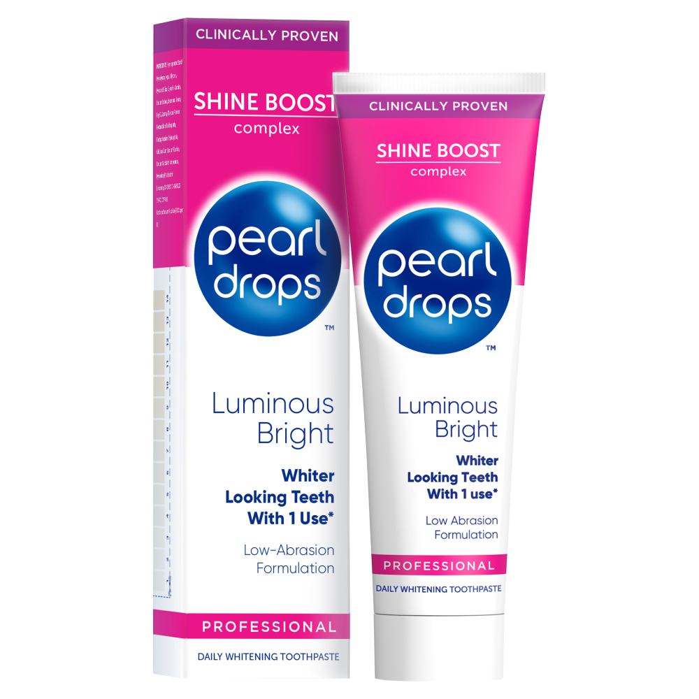 Click to view product details and reviews for Pearl Drops Luminous Bright Daily Whitening Toothpaste 75ml.