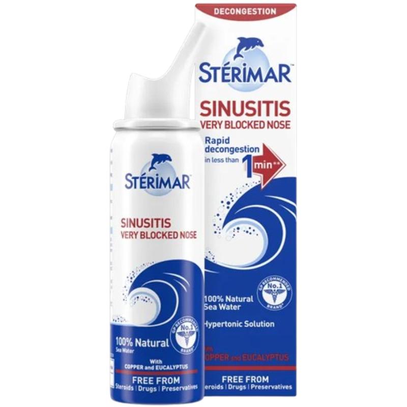 Sterimar Sinusitis Very Blocked Nose Nasal Spray 50ml
