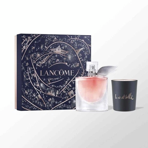 Lancome La Vie Est Belle Gift Set EDP Spray 50ml + Candle