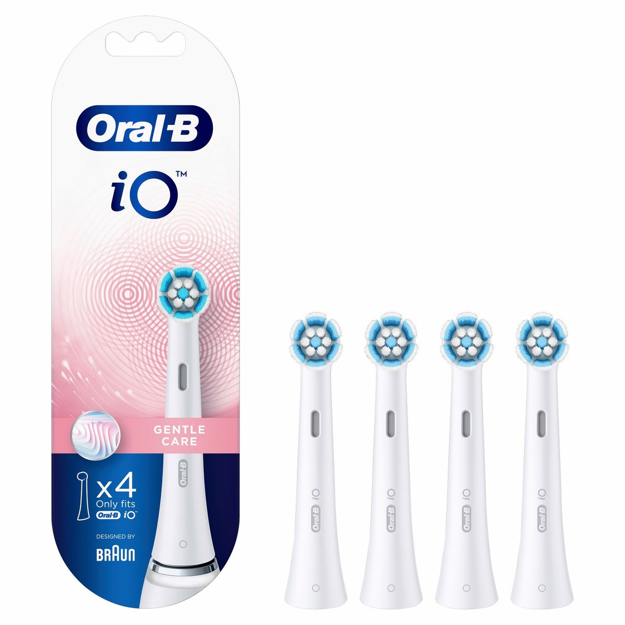 Oral-B White Io Gentle Clean Heads 4 Pack