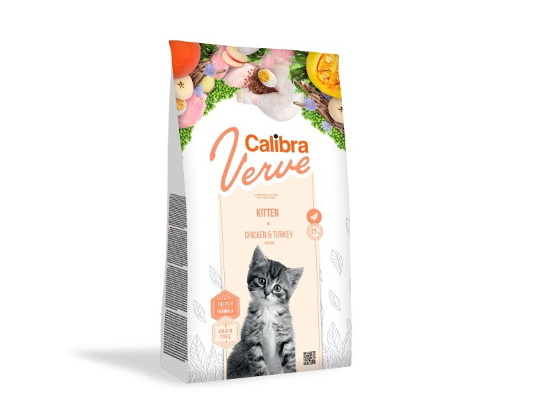 Calibra Cat Verve Grain Free Kitten Chicken & Turkey