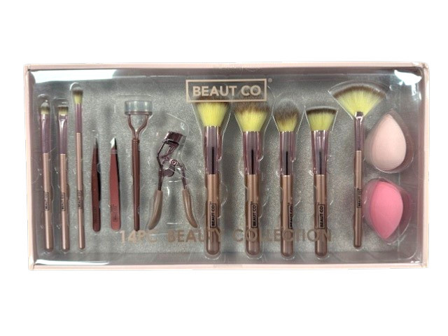 Beaut Co Makeup Brush 14 Piece Set
