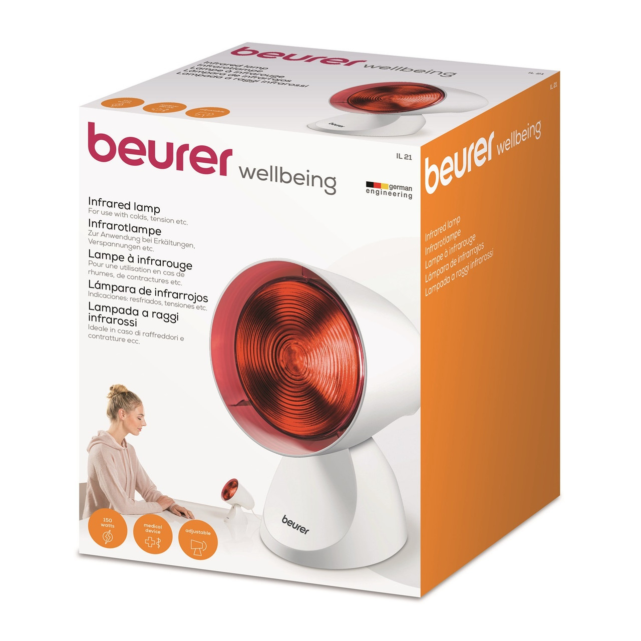 Click to view product details and reviews for Beurer Tiltable Ir Lamp Il21.