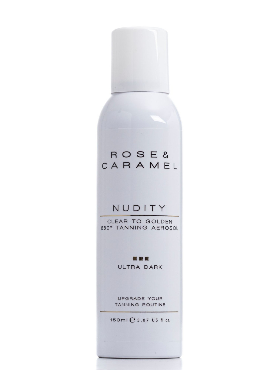 Rose & Caramel Nudity Clear To Golden Ultra Dark Self Tanning Aerosol 200ml