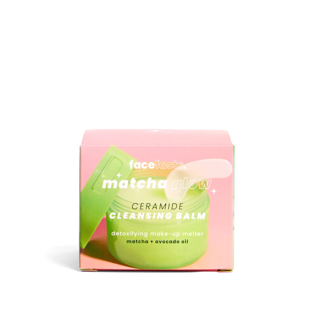 Face Facts Matcha Glow, Ceramide Cleansing Balm, 80ml
