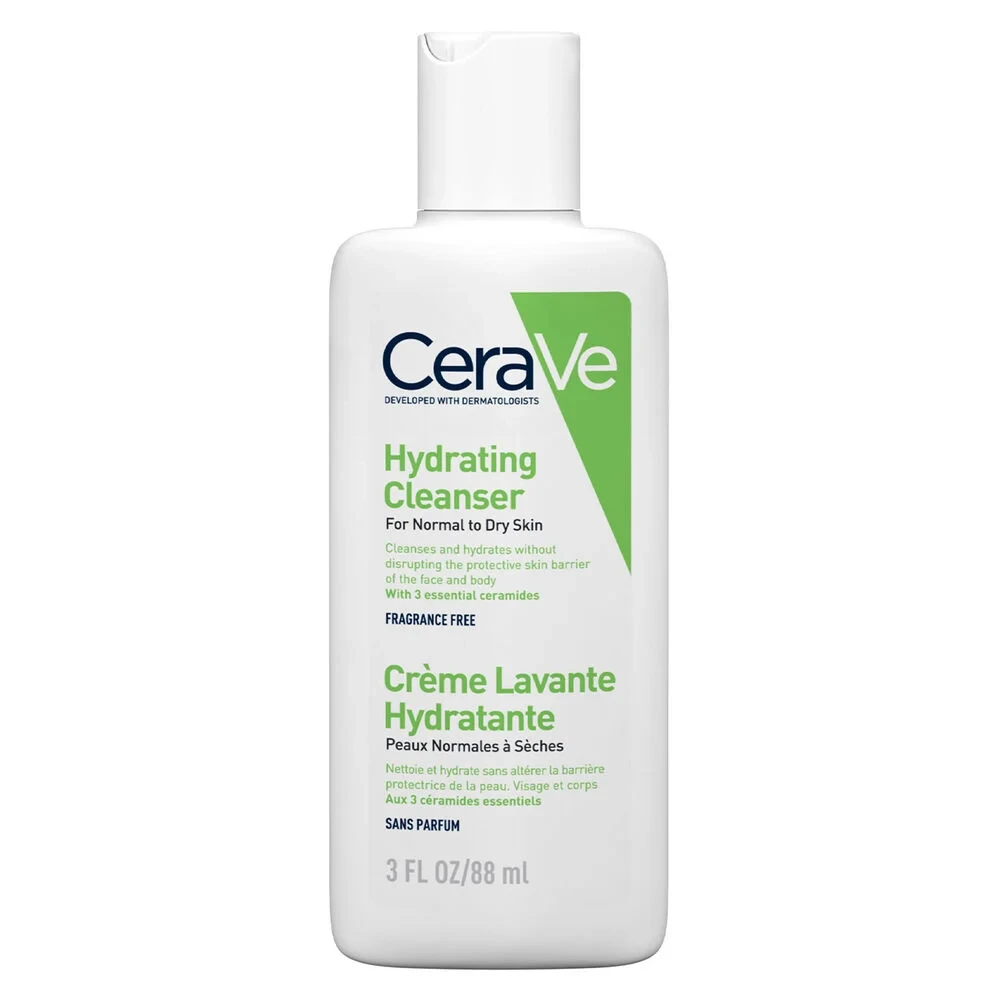 CeraVe Hydrating Cleanser Travel Size, 88ml