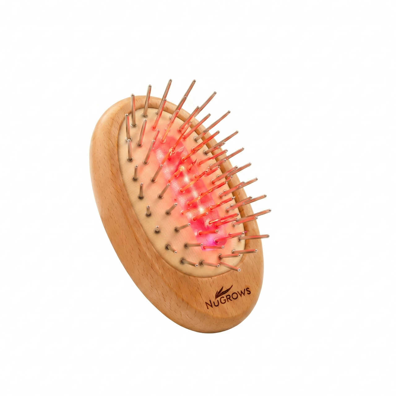 NuGROWS VivaBrush Go Compact Cold Laser Scalp Care Brush