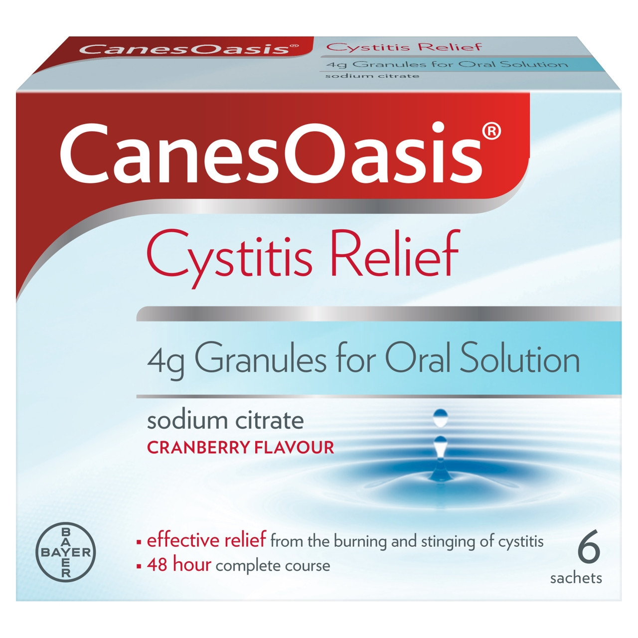 Canesten Canesoasis Cystitis Relief 6 Sachets