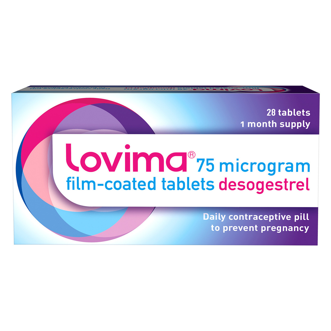 Click to view product details and reviews for Lovima 75 Microgram Film Coated Desogestrel One Month Supply 28 Tablets.