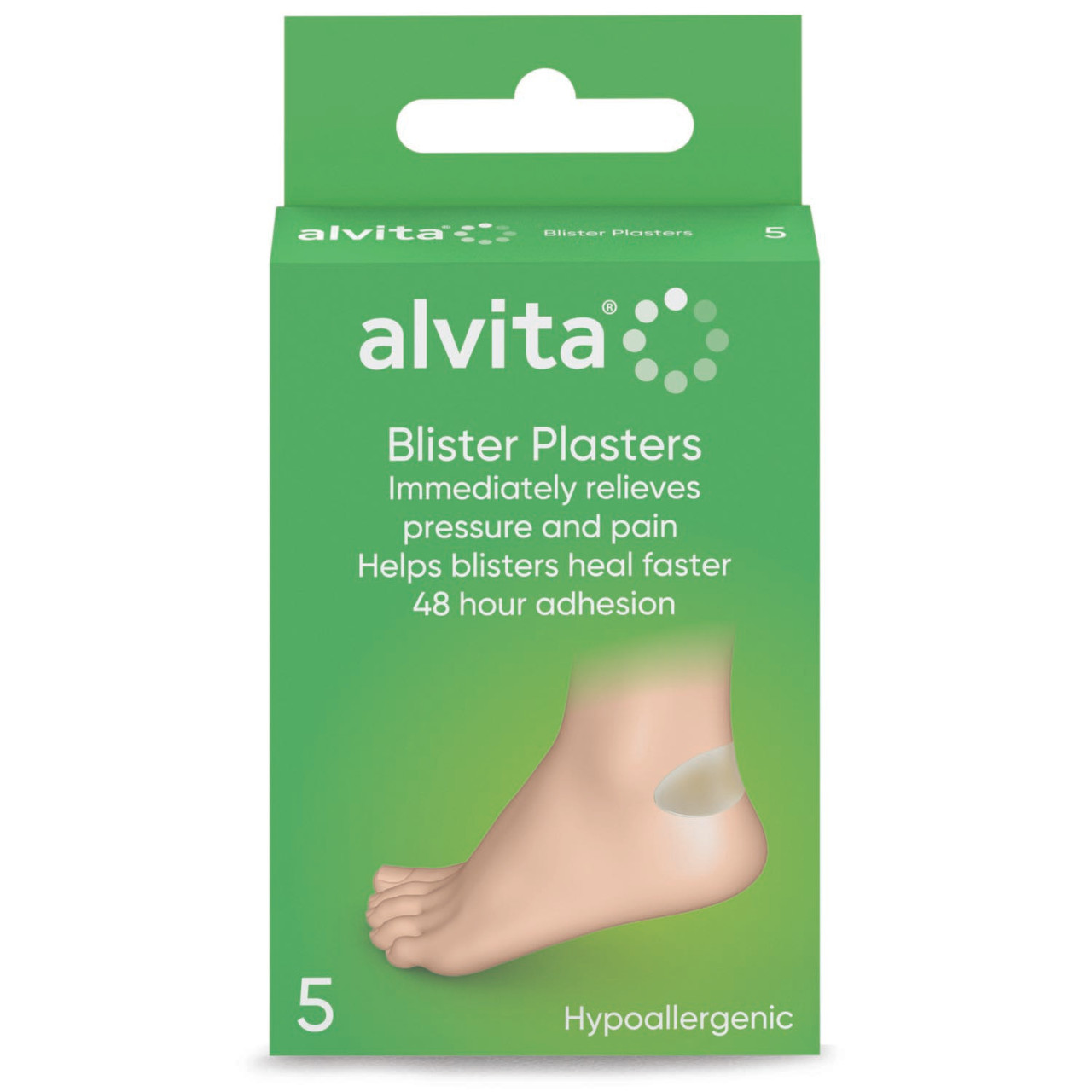 Alvita First Aid Blister Plasters 5 Pack