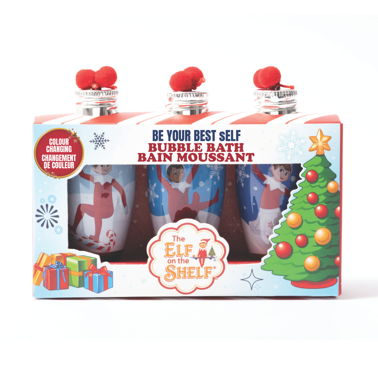 The Elf On The Shelf Colour Changing Bubble Bath Baubles