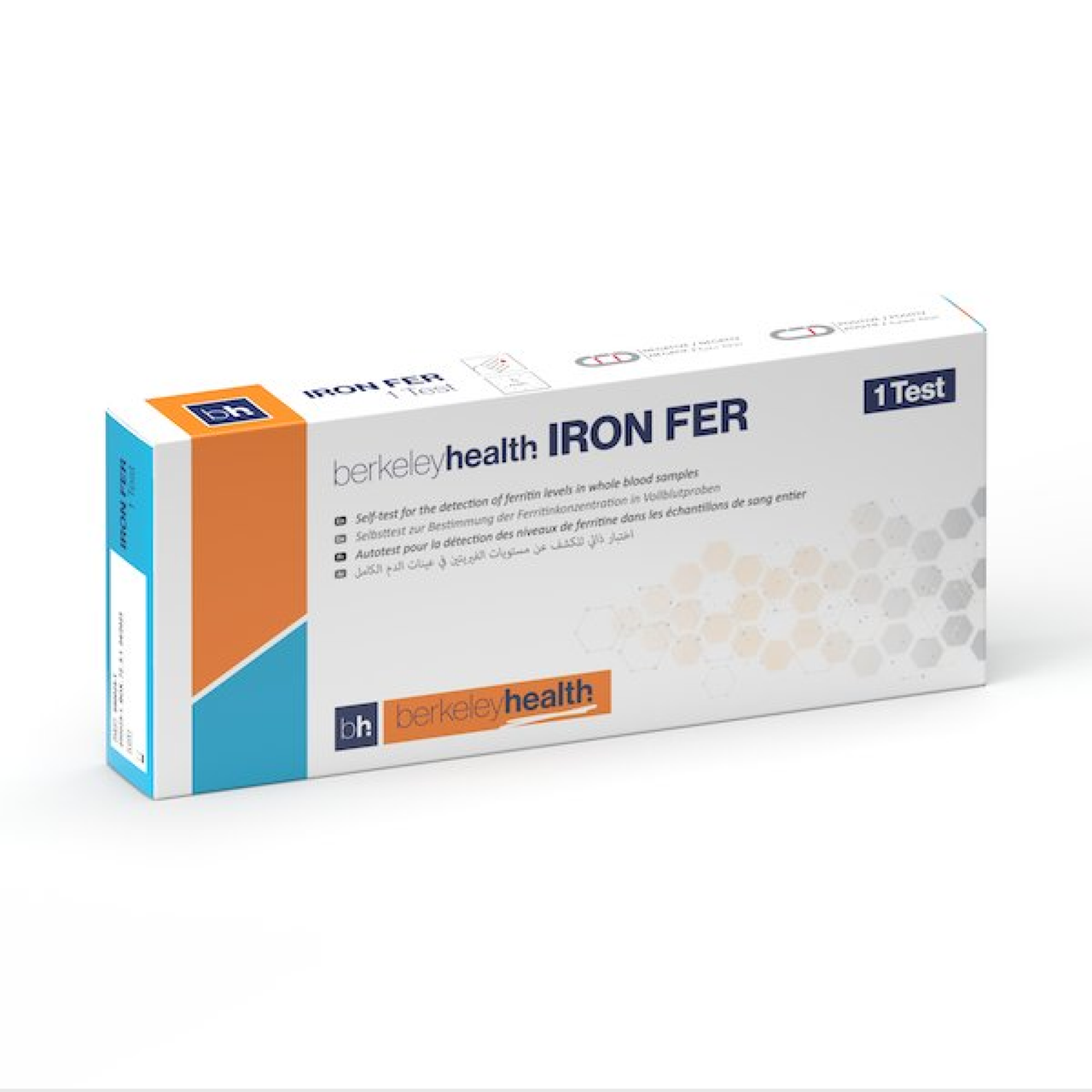 Image of Berkeley Health Iron Ferritin Rapid Self-Test Kit 1 Test