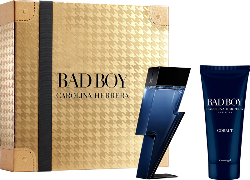 Carolina Herrera Bad Boy Cobalt Gift Set EDP Spray 100ml + Shower Gel 100ml