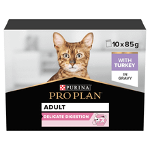 Purina Pro Plan Delicate Digestion Turkey in Gravy Wet Cat Food 10 x 85g