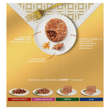 Gourmet Gold Savoury Cake Meat and Veg Variety Wet Cat Food 8x85g