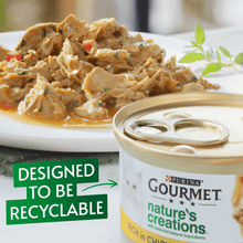 Gourmet Nature's Creations Rich in Oceanfish Wet Cat Food Can 8x85g