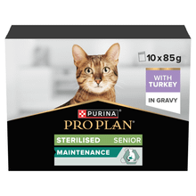 Purina Pro Plan Senior 7+ Sterilised Turkey in Gravy Wet Cat Food 10x85g