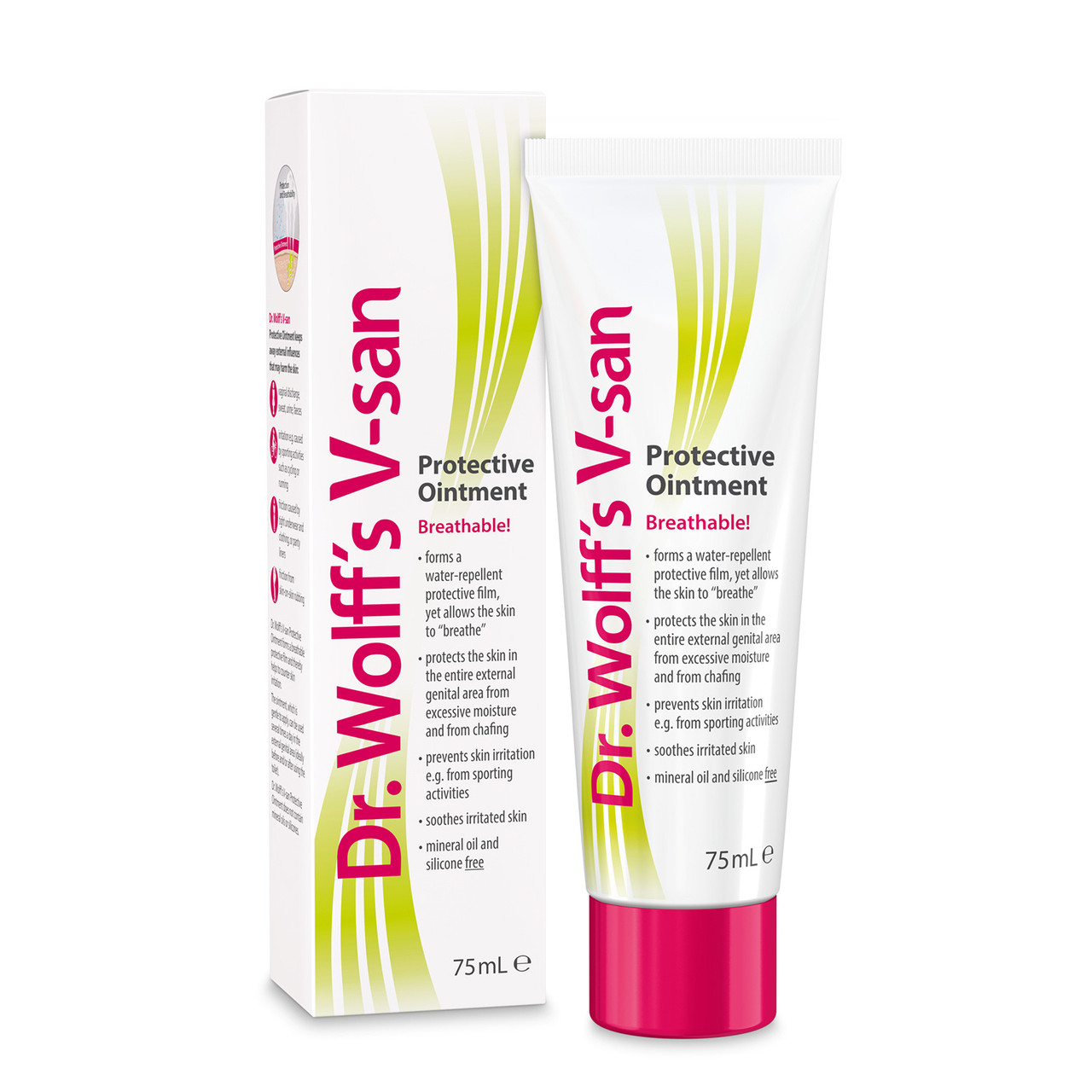 Click to view product details and reviews for Dr Wolffs V San Protective Ointment 75ml.