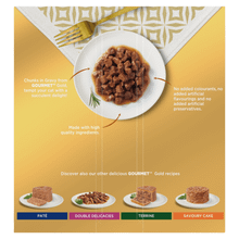 Gourmet Gold Chunks in Gravy Collection Wet Cat Food 8x85g