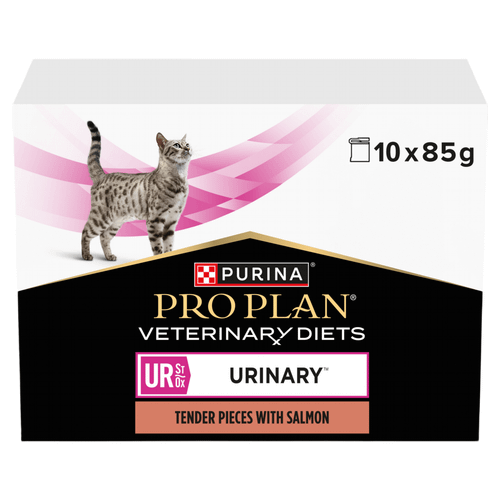 PRO PLAN VETERINARY DIETS UR Urinary Salmon Wet Cat Food 10x85g