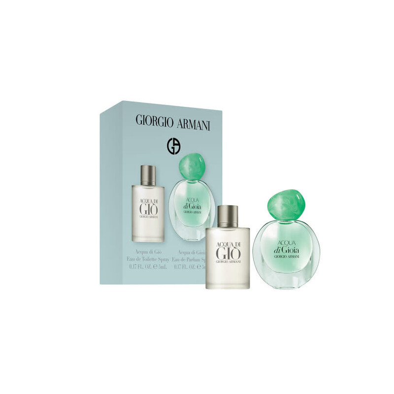 Armani Acqua di Gio & Acqua di Gioia Mini Gift Set EDT Spray 5ml + EDP Spray 5ml