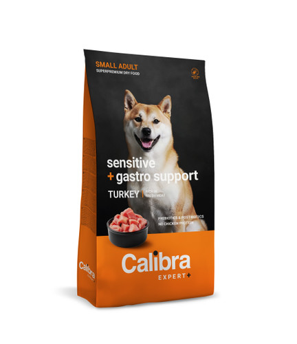 Calibra Dog EXPERT+ Small Breed Sensitive & Gastro Support Dry Dog Food 1.5kg