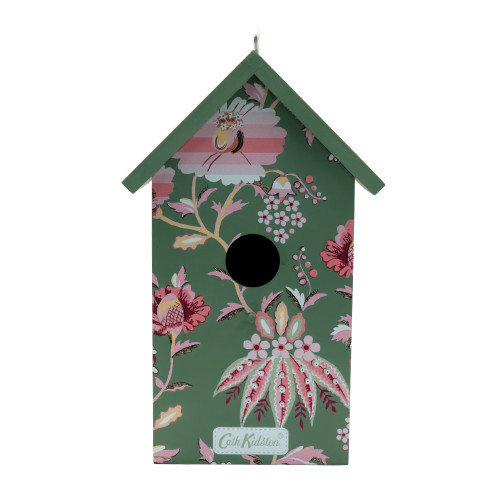 Cath Kidston Green Floral Wooden Bird House