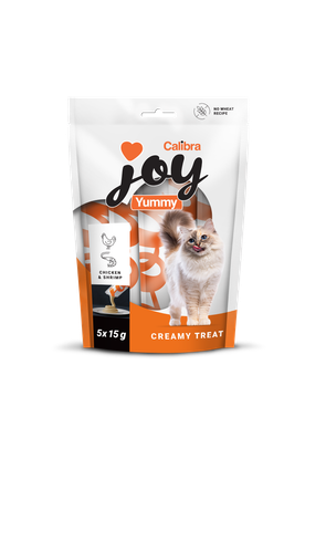 Calibra Joy Cat Yummy Chicken & Shrimp Treats 5x15g