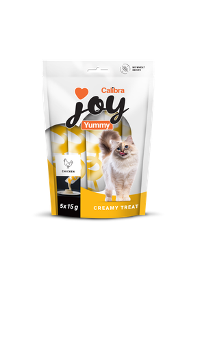 Calibra Joy Cat Yummy Chicken Treats 5x15g