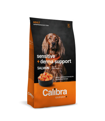 Calibra Dog EXPERT+ Sensitive & Derma Support Dry Dog Food 2kg