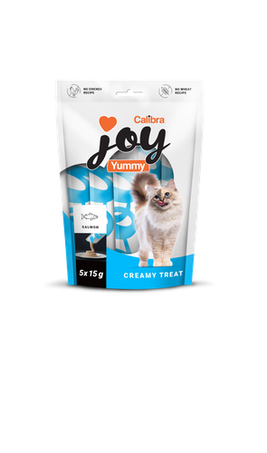 Calibra Joy Cat Yummy Salmon Treats 5x15g