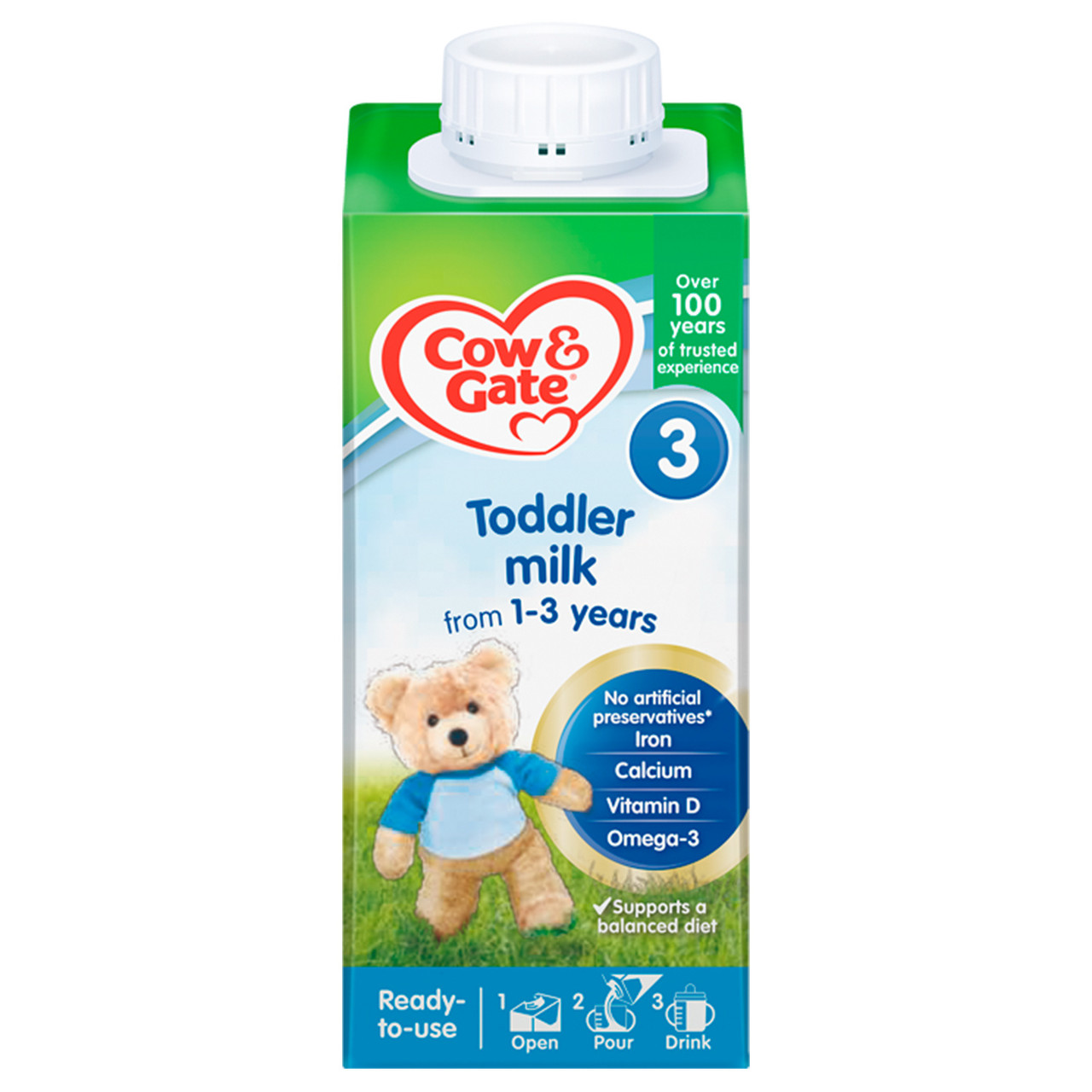 Click to view product details and reviews for Cow Gate 3 Toddler Milk Formula Liquid 1 3 Years 200ml.